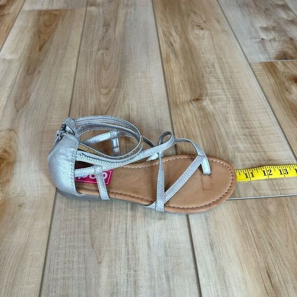 EDL Presents Pop Eiffel Antique Gold Embellished Strappy Sandal Size 8 1/2 - Picture 9 of 15